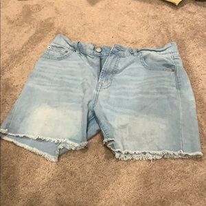 Light blue Jean shorts